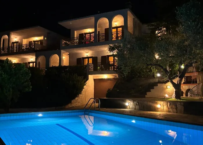 Villa Ambelos Village Seaview And Pool *