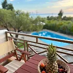 别墅 Ambelos Village Seaview And Pool 新马尔马拉斯