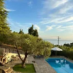 别墅 Ambelos Village Seaview And Pool *